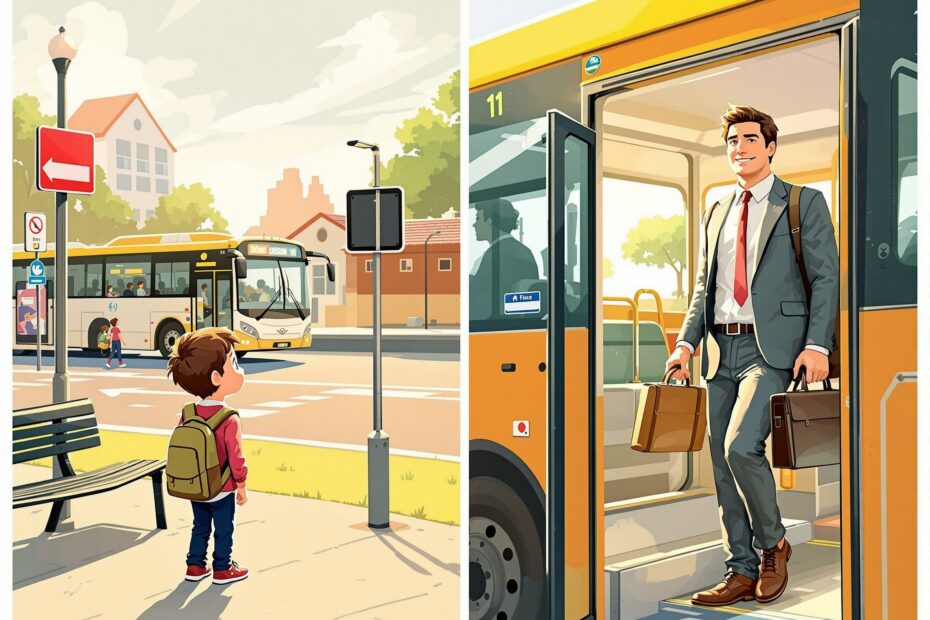 Taking the bus